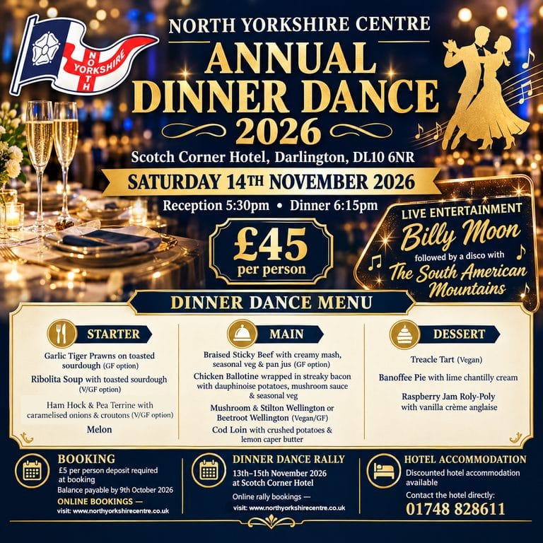 North Yorkshire Centre Dinner Dance